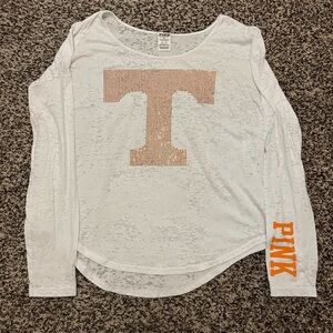 PINK Victoria's Secret Tennessee Vols Long Sleeve Tee